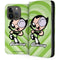 Cartoon Network Powerpuff Girls Buttercup Green Hearts iPhone 15 Pro Folio Case